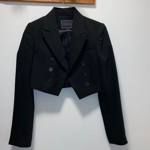 Forever 21 black cropped jacket